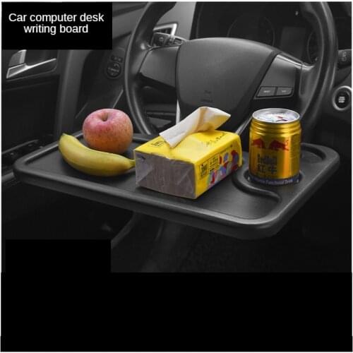 Car Laptop Stand Notebook Desk Steering Wheel Tray Table Food/drink Holder Car Multi-function Card Table Computer