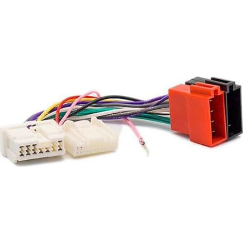 Car Stereo Radio ISO Wiring Harness Connector Adaptor Cable for RENAULT Logan, Sandero, Duster 2012+ for DACIA 2011