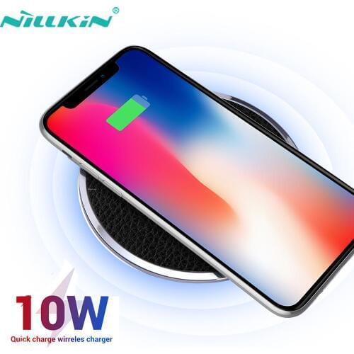 NILLKIN 10W Wireless Charger for iPhone 11 Xs Max X 8 8PLUS Qi Fast Wireless Charging Pad For for Samsung S8 S8+ S10 S9 S20/20