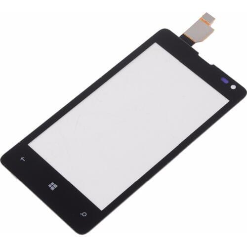 For Nokia Microsoft Lumia 435 N435 532 N532 Housing Touch Screen Digitizer Panel Glass