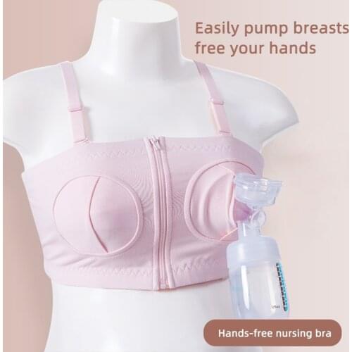 Eenbei Breast-Pump Pumping Bra one average size pregnancy women maternity underwear nursing bra baby breastfeeding velcro design