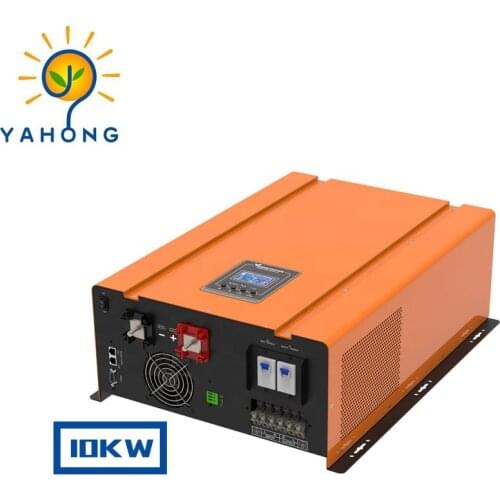 Hybrid inverter 10kw 220v 110v adjustable solar inverter