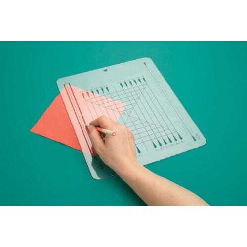 Perfect Half-Square and Quarter-Square Triangles Ruler for domoestic sewing machine #HM-732