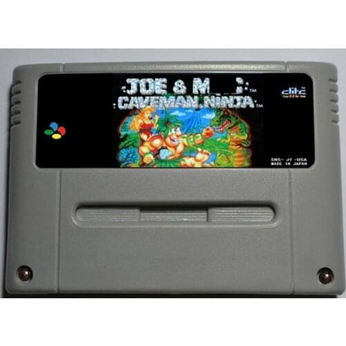 JoeandMac Caveman Ninjas or JoeandMac 3 - Action Game Cartridge EUR Version