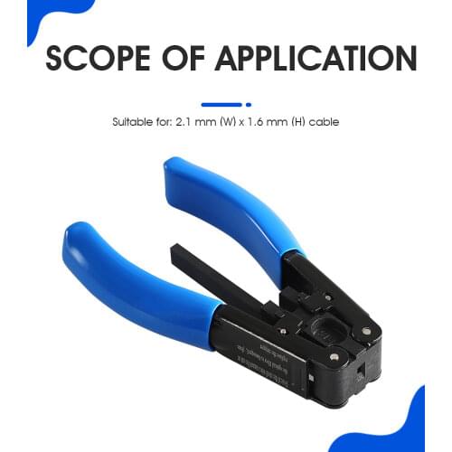 Fiber Stripping tool 5G communication Cable Wire Stripper 2.1*1.6mm Fiber Drop Cable Stripping Pliers