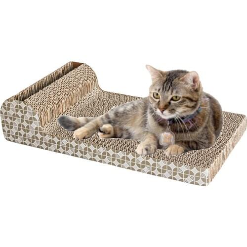 Cat Scratcher Cardboard Pet Bed Scratcher Pad Protecting Furniture Pet Products Cardboard Pet Scratch Cat Toys Wall Board