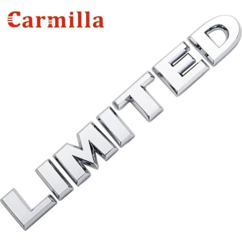 Color My Life Black Silver LIMITED Sticker Tail Emblem Badge Decals Car Body Stickers for Jeep Grand Cherokee Wrangler