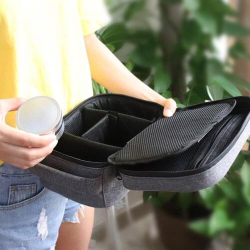 Nylon Smell Proof Bag Waterproof Travel Bag Combination Lock Storage Case Cosmetics Medicines Container for Outdoor Camping
