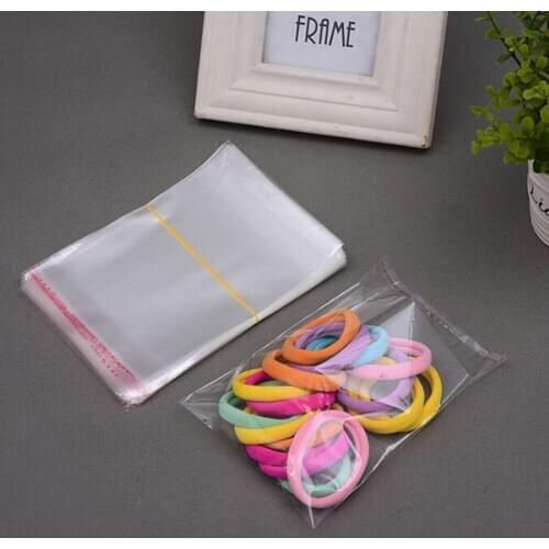 Wholesale 600pcs Plastic Gift Bag 8x10cm Plastic Adhesive Seal OPP Bags Charms Bracelet Jewelry Packaging Bags Display Pouches