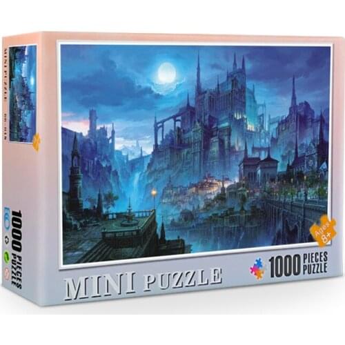 Jigsaw Puzzle 1000 Pieces Game Assembling Puzzles for Adults Kids Children Educational Toys