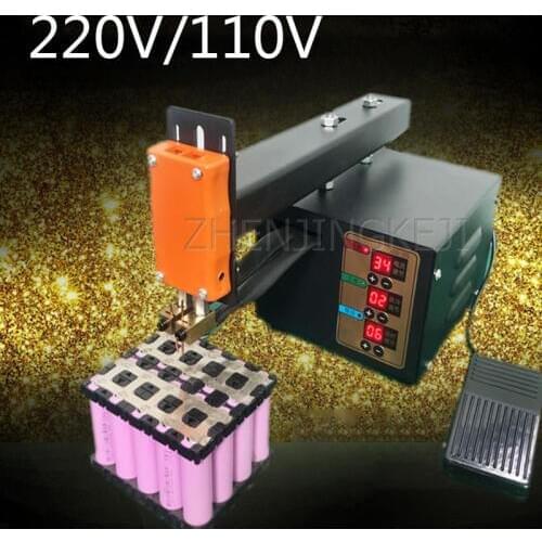 AC 220V/110V Spot Welder Lithium Battery Soldering Welder Tools Large Battery Electric Car Equipment Welding Machine Portable