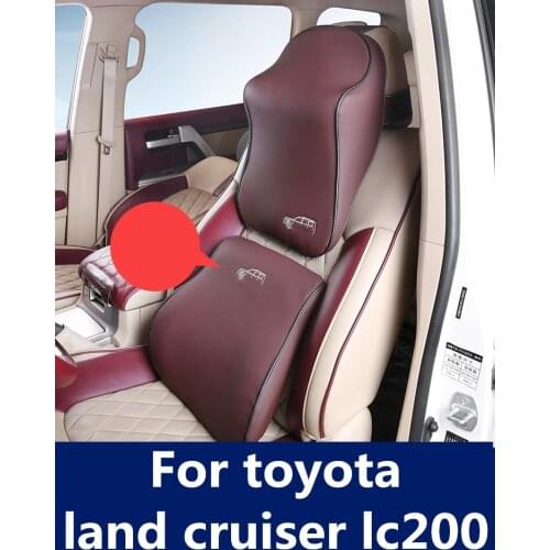 Headrest Pillow Car interior air conditioning quilt Car use car Accessories Back cushion For toyota land cruiser lc200