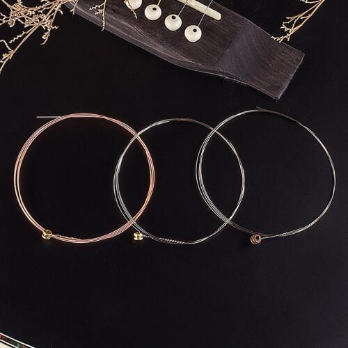 Practiced Nickel Plated Steel Guitar Strings Rainbow Colorful Guitar Strings For Acoustic Folk Guitar Classic Guitar Wholesale