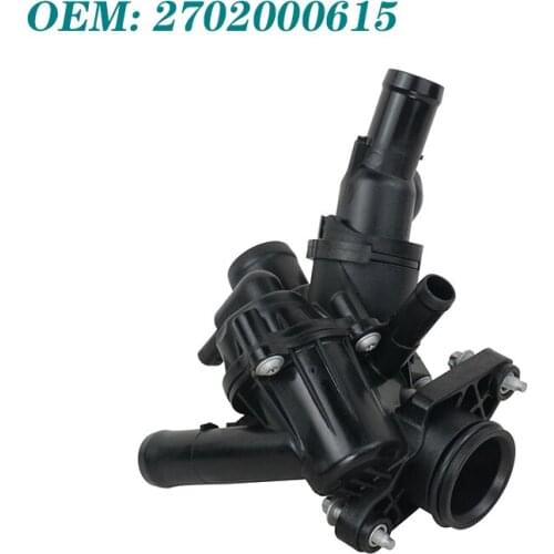Engine Coolant Turbo Thermostat for Mercedes-Benz CLA250 CLA45 W176 W246 C117 X156 AMG 2.0L 2702000615 2702000415 A