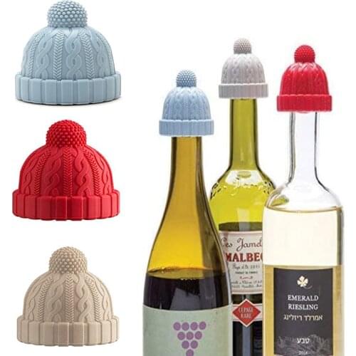 Creative Magic Hat Wine Stoppers Silicone Wine Stopper Reusable Decorative Wine Seal Stopper Cap for Wine Beverage