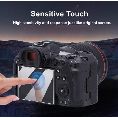 R5 Camera Protective Film Glass for Canon EOS R RP R5 R6 Camera 9H Hardness Tempered Glass Ultra Thin Screen Protector