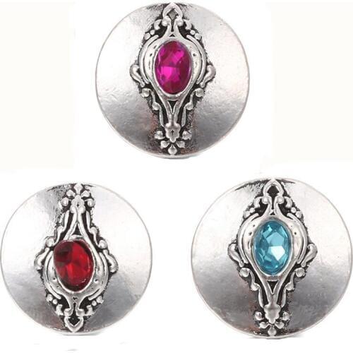 10pcs/lot Snap Jewelry Vintage Cross Snap Button fit Metal 18mm Snap Bracelet Leather Bracelet DIY Ginger Button Jewelry