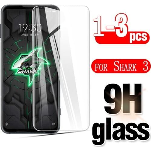 3pcs /1pcs /lot Protective glass Film For Xiaomi Black Shark 3 Screen Protector Black Shark 3 Tempered Glass Scratch resistant