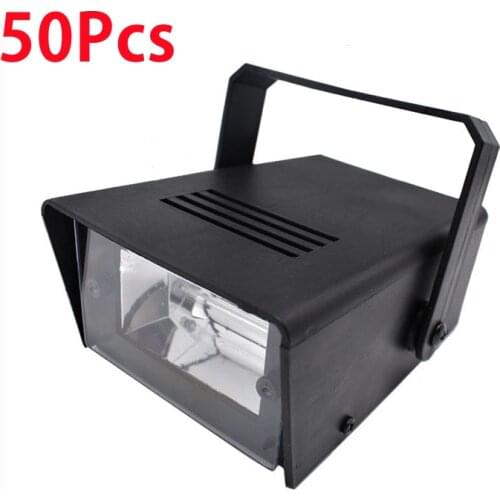 Powerful Mini LED Strobe Lights DJ Disco KTV Party Bar Club White Bright Effect Stage Lighting