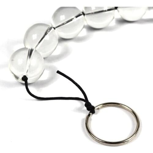 Anal Glass Chain Beads Butt Plug Anal Pull Beads Ball Backyard Anus Dilator Sex Toys For Men Anal Toys For Women Adult Products