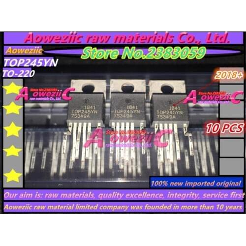 Aoweziic 2018+ 100% new imported original TOP245YN TOP245 TOP246YN TOP246 TOP255YN TOP255 TO-220 power management IC