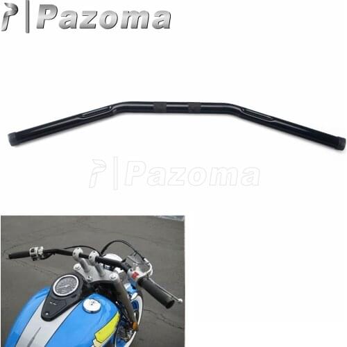 Black Stainless Steel 1" Handlebar Drag Bar for Harley Sportster XL 883 1200 Iron Superlow 2007-2017