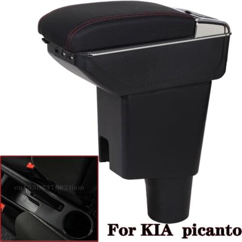 For KIA Morning Picanto JA Armrest Box Universal Car Central Armrest Storage Box Modification Accessories