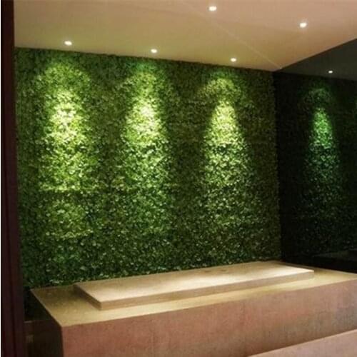 Artificial garden hedges plants 50pcs 25X25cm fake plants outdoor privacy fencing foliage for wedding decoration