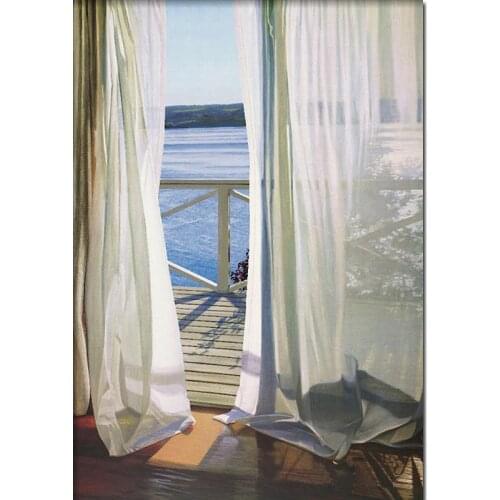 Decorative Art Oversea View Good Day (Light) by Alice Dalton Brown Painting High Quality Photo on canvas Landscape Hand painted