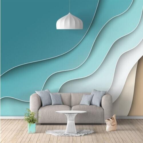 Custom European-style 3d photo wallpaper wall murals wall paper abstract line Nordic sofa TV background home wall decor painting
