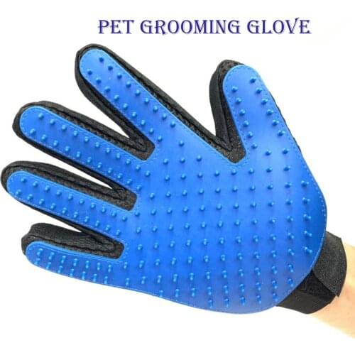Pet Grooming Cleaning Set Silicone Hair Removal Deshedding Gloves Cat Dog Bathing Massage Brush