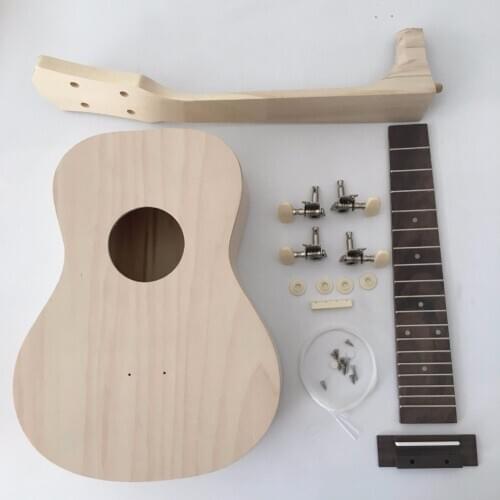 DIY 21 Inch Ukulele DIY Kits Painting Supported For Fun Toy And Children Gift