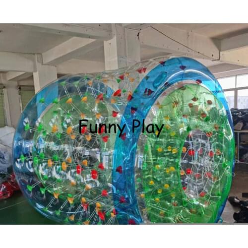 Inflatable Roller Inflatable Water Game For Sale,Good Quality Outdoor Multicolor Promotional Custom Inflatable Water Wheel