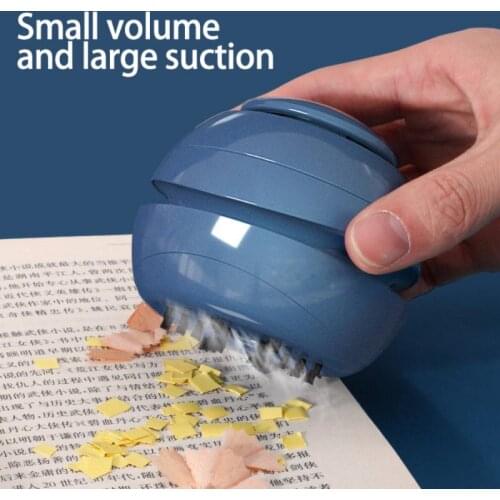 Desktop Mini Vacuum CleanerDesktop Rubber Crumb Soot Soot Cleaning Multifunctional Practical Spherical Vacuum Cleaner