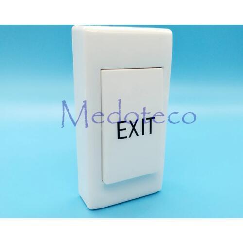 Wholesale 100PCS Access Control Exit Button NC/NO/COM push button plastic exit button push swith for door access control system