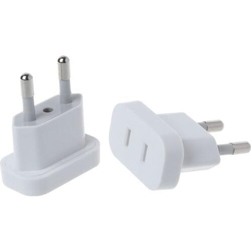 Power Plug Converter Travel Adapter US to EU Europe High Power