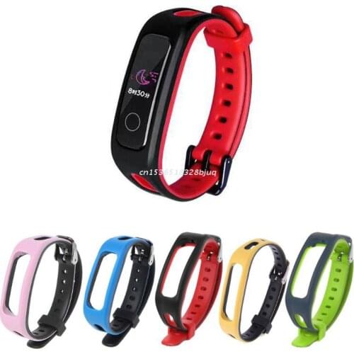 Silicone Replacement Smart Wrist Band Watch Strap for huawei Honor Band 4 Running Version Smart Wristband Dropship