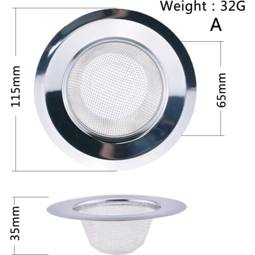 Sink Strainer Shower Sewer Outfall Anti-blocking Floor Drain Hair Stopper Catcher Kitchen Accessories Bathroom Accessories