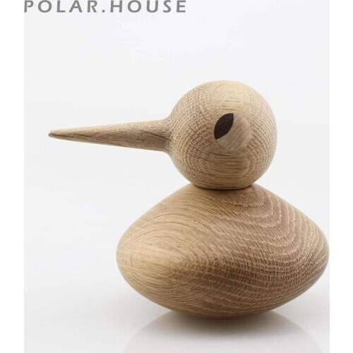 Nordic Bird Figurines Natural Wood Sculptures Handstand Birds DIY Animal Crafts Abstract Bird Bithday Gifts Set Fashion Designs