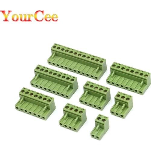 10PCS/Lot 5.08mm Pitch Connector KF2EDGK 2P 3P 4P 5P 6P 7P 8P 9P 10P 12P Pluggable Screw Through Hole Terminal Block