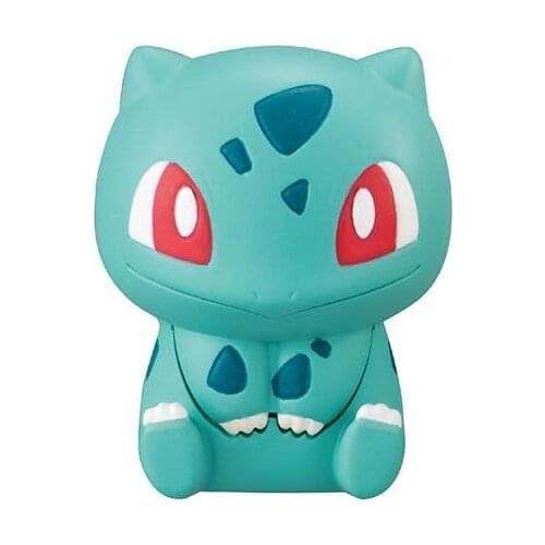 TOMY Pokemon Action Figure Pokemon Toy Figure Q Cute Clip Ornament Pikachu Bulbasaur Gacha Model Toy