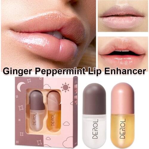 Lip Plumper Moisturizing Enhancer Maximizer Lip Oil for Fuller and Hydrated Lips Beauty 5.5ml For Women Girl SK88