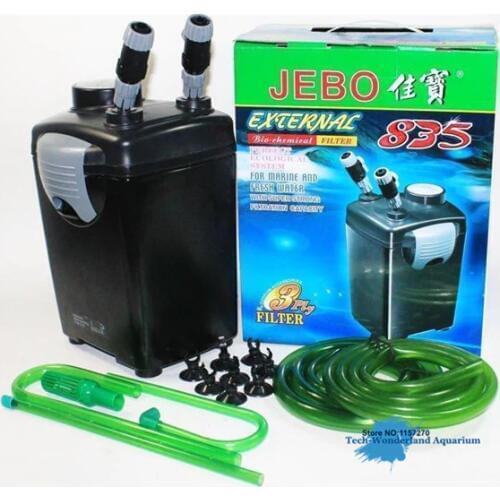 External Bio-chemical filter for aquarium filter barrel tank external barrel mute fish tank filter JEBO 835 AP 835