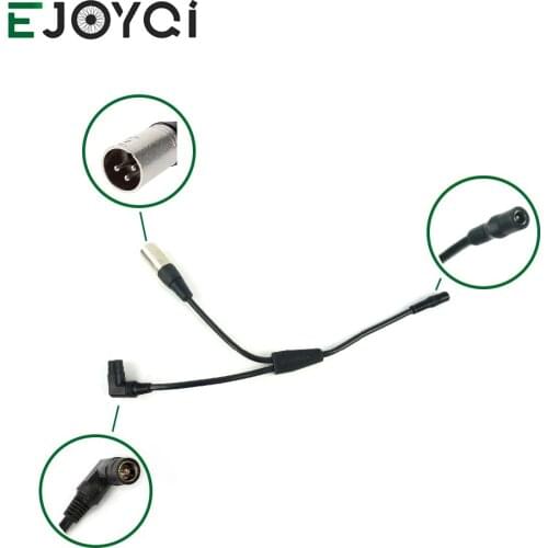 EJOYQI Ebike Battery Charger Converter DC2.1 RCA Plug Cannon Plug Convertion for Electric Bicycle Battery Charger