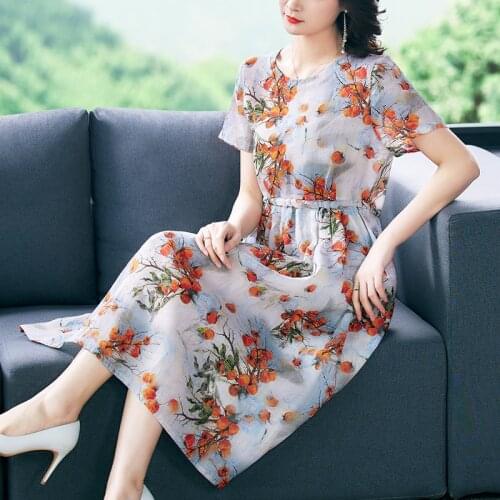 2021 Vintage Floral Cotton Linen Beach Midi Sundress Summer Casual 5XL Plus Size Print Dress Women Elegant Bodycon Party Vestido