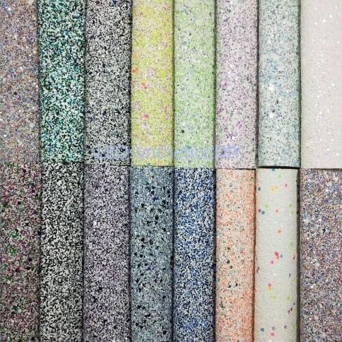 1PC 21X29CM Chunky Glitter Leather For Making Bows Accessories LEOsyntheticoDIY GM3197B