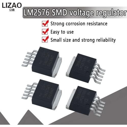 5PCS DC to DC Converter LM2577S-ADJ LM2575HVS-5.0 LM2596S-5.0 LM2596S-ADJ LM2576S-5.0 LM2576S-ADJ TO-263 LM2596 LM2576