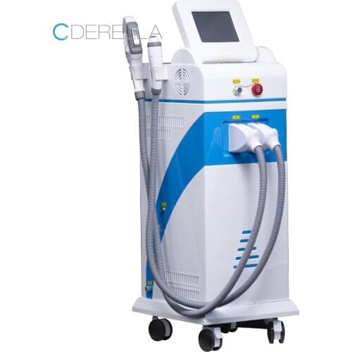 3 in 1 IPL Elight SHR Permanent Hair Removal Q-Switch Laser Epilator Skin Whitening Facial Tightening Device For Beauty Salon