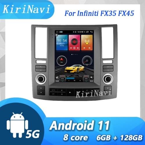 KiriNavi 10.4" Android 10.0 Auto Radio Automotivo Head Unit For Infiniti FX FX35 FX45 Car DVD Player Auto GPS Navigation 4G BT
