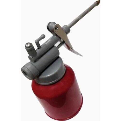 Car Hardware Tool Transparent Oil Can Plastic Hose Refueling Pot High Pressure Oiler Oil Grease Gun Auto Accessories Oil Pump